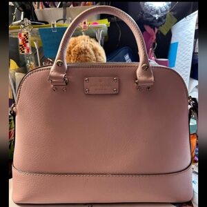 Pink leather Kate Spade
